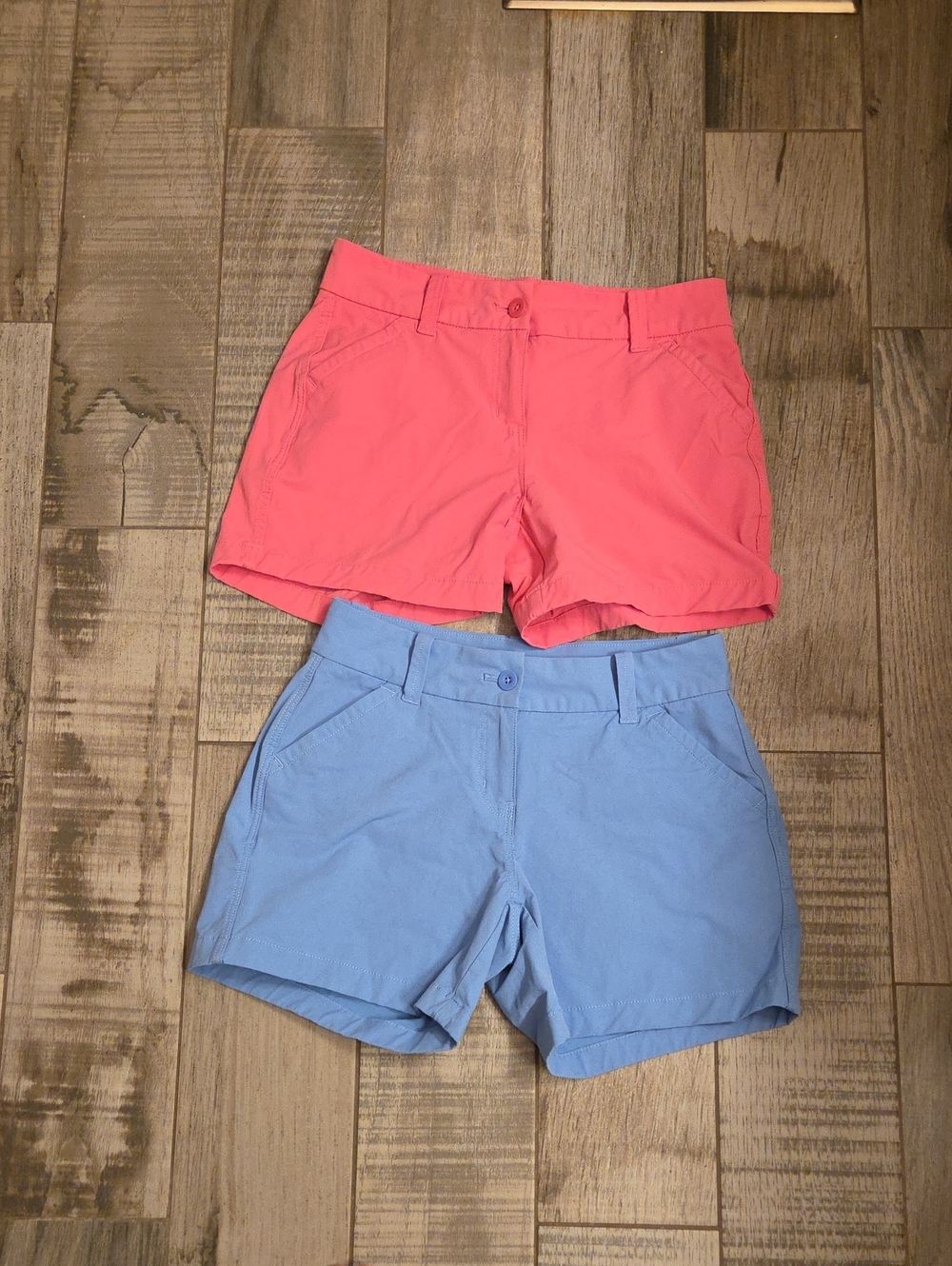 Vineyard Vines Pink and Light Blue Women's  Performance Shorts Bundle